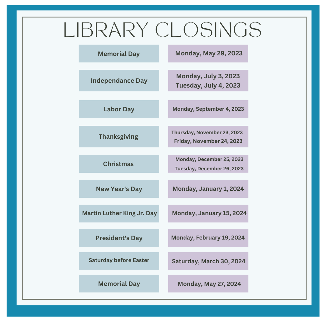 Library Closings (1)